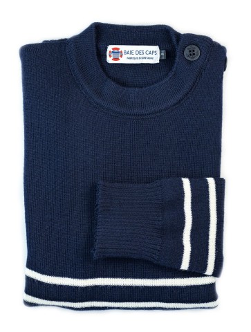 Sailor sweater pure wool slim fite