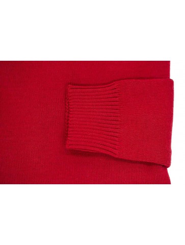 Sailor sweater mixed red 50% wool
