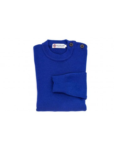 Sailor sweater mixed blue king 50% wool