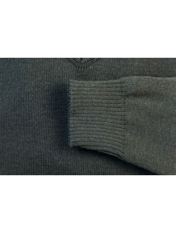 FAOUET Col V Brown - 100% Wool Comfort Cup