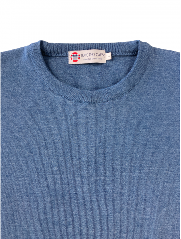PETIT HELICE round neck sweater - 50% cotton slim fite