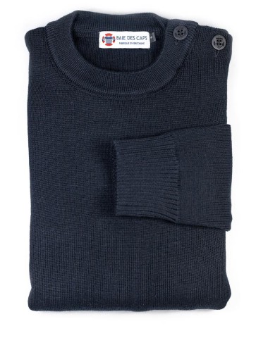 Pull Marin ERQUY marine - pure laine coupe confort