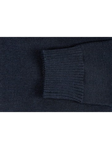Sailor sweater ERQUY marine - pure wool comfort fit