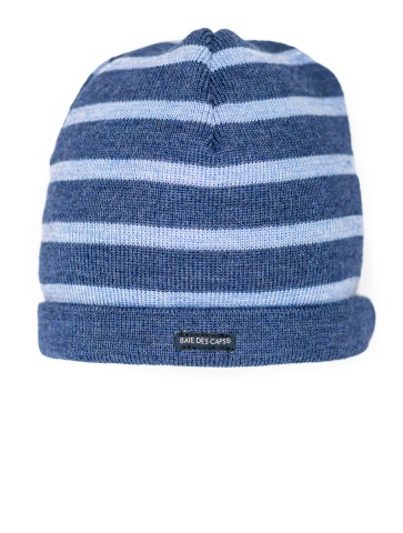 Adult sailor hat in denim blue / sky blue - 100% wool