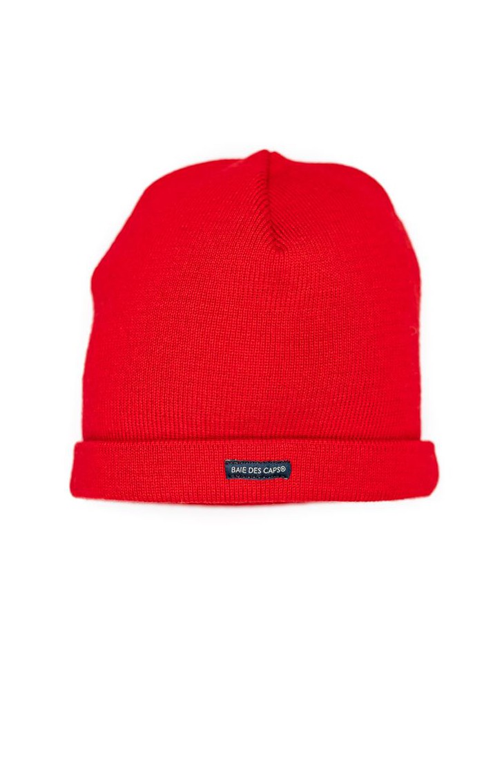 Red adult sailor hat - 100% wool