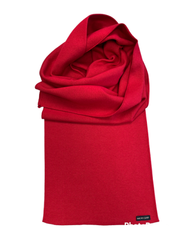 Cotton Scarf - red 180 x 23