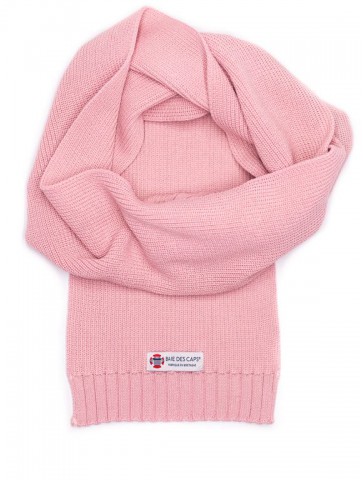 Pearl rib scarf - pink