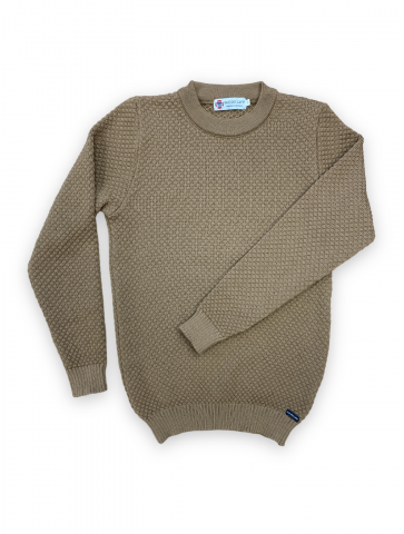 Mixed sweater Round neck FANCH 100% Camel wool