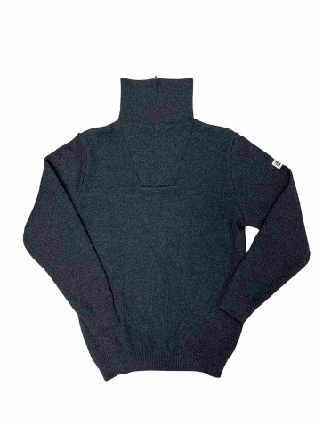 Pull homme col CAMIONNEUR  anthracite