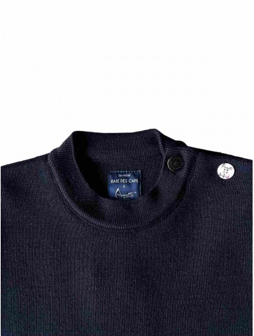 Button Sailor sweater comfort Baie des Caps X Augustin Starboard