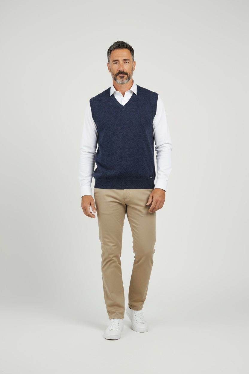 Pull sans manche homme "Bleiz"