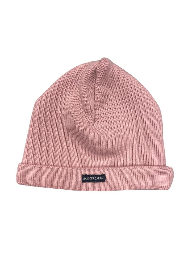 Bonnet marin enfant rose fabriqué en France