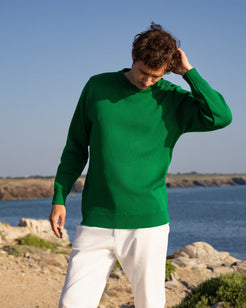 Pull marin "Erquy" 50% laine - Baie des Caps
