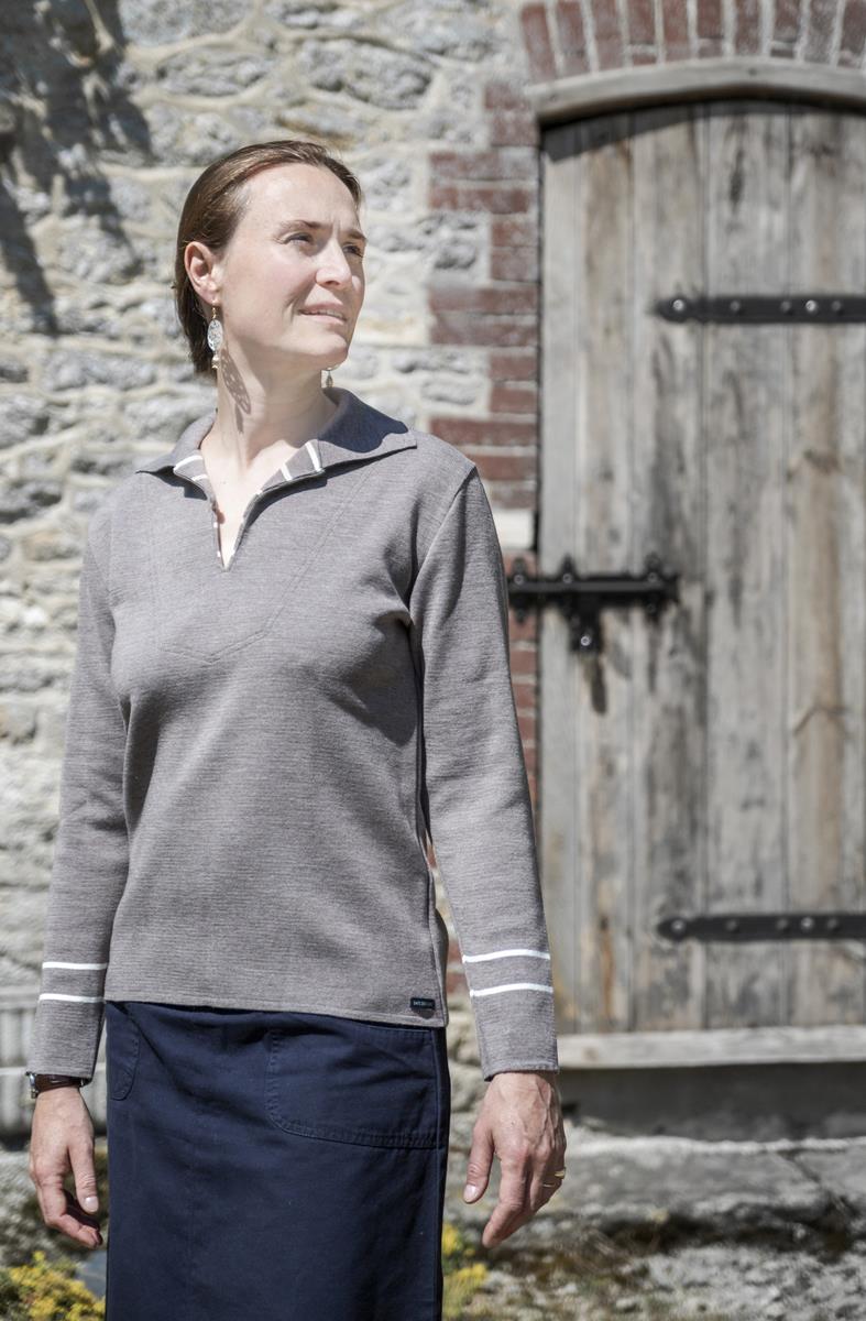 Pull vareuse femme