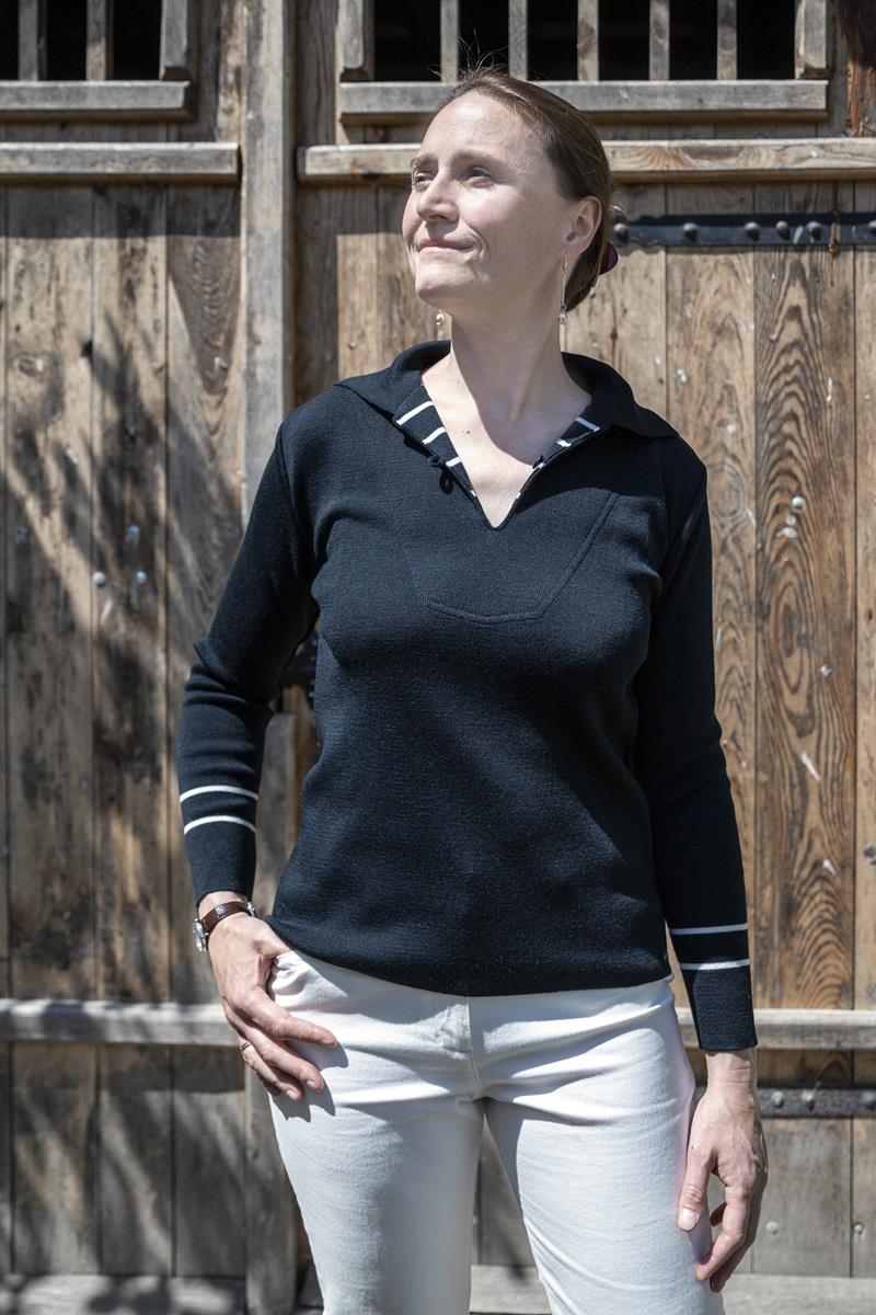 Pull vareuse femme