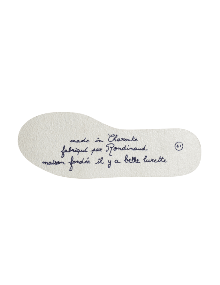 Charentaises "Soazig" Vert Vif bordure Fuschia - Baie des Caps