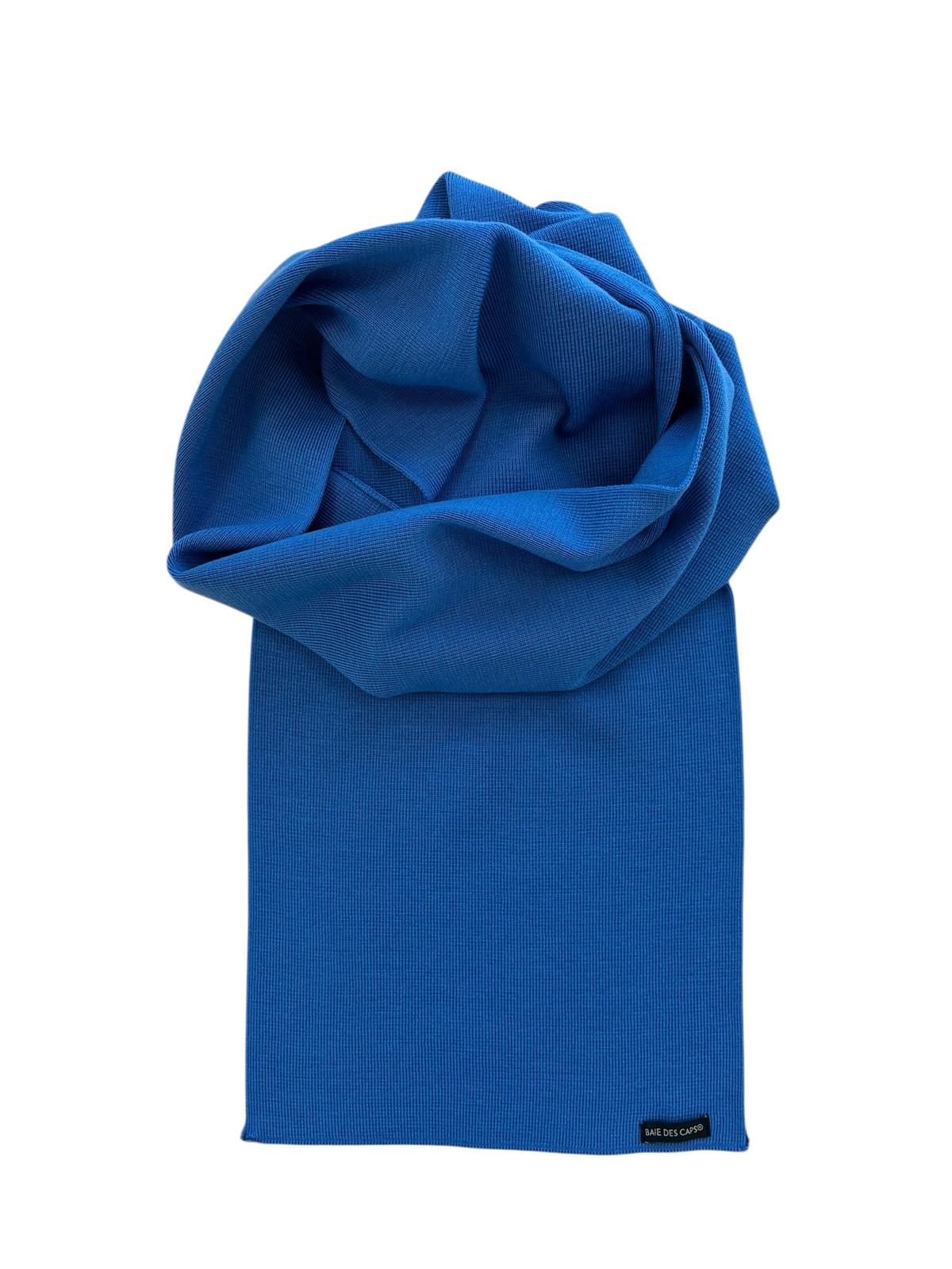 Écharpe unie 100% mérinos Ebihens, tricot fin, taille adulte, toucher doux