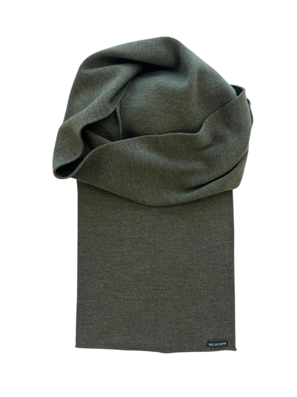 Écharpe unie 100% mérinos Ebihens, tricot fin, taille adulte, toucher doux