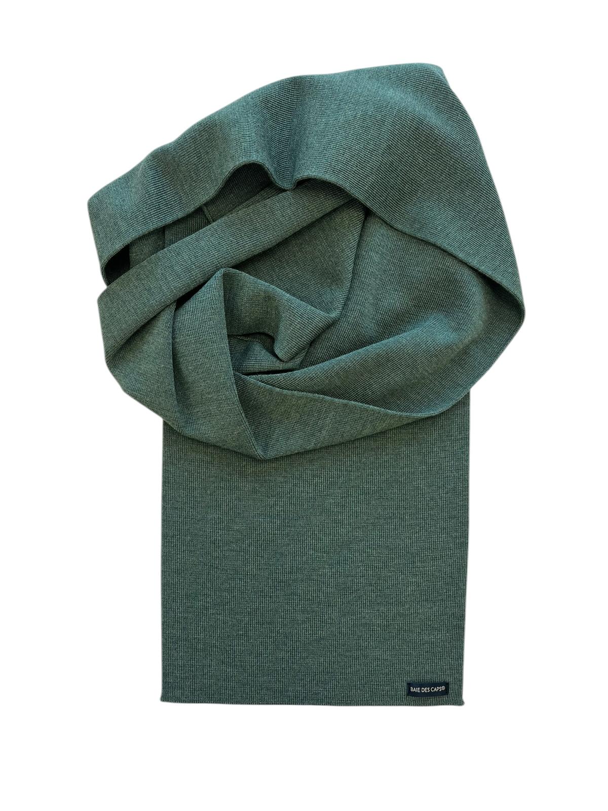 Écharpe unie 100% mérinos Ebihens, tricot fin, taille adulte, toucher doux