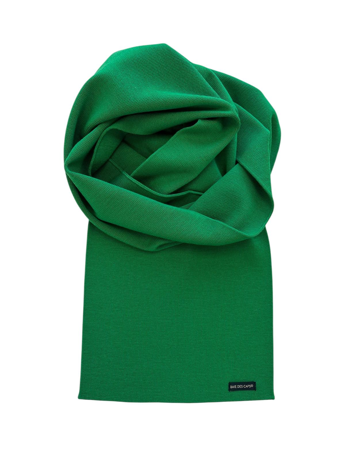 Écharpe unie 100% mérinos Ebihens, tricot fin, taille adulte, toucher doux