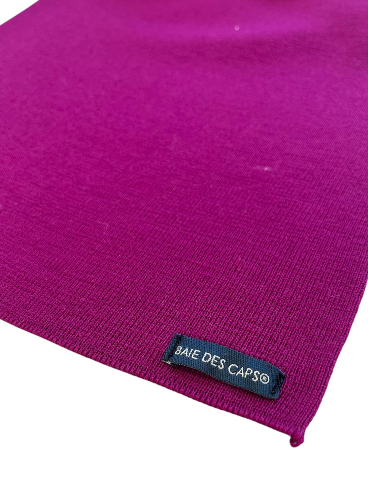 Écharpe unie 100% mérinos Ebihens, tricot fin, taille adulte, toucher doux