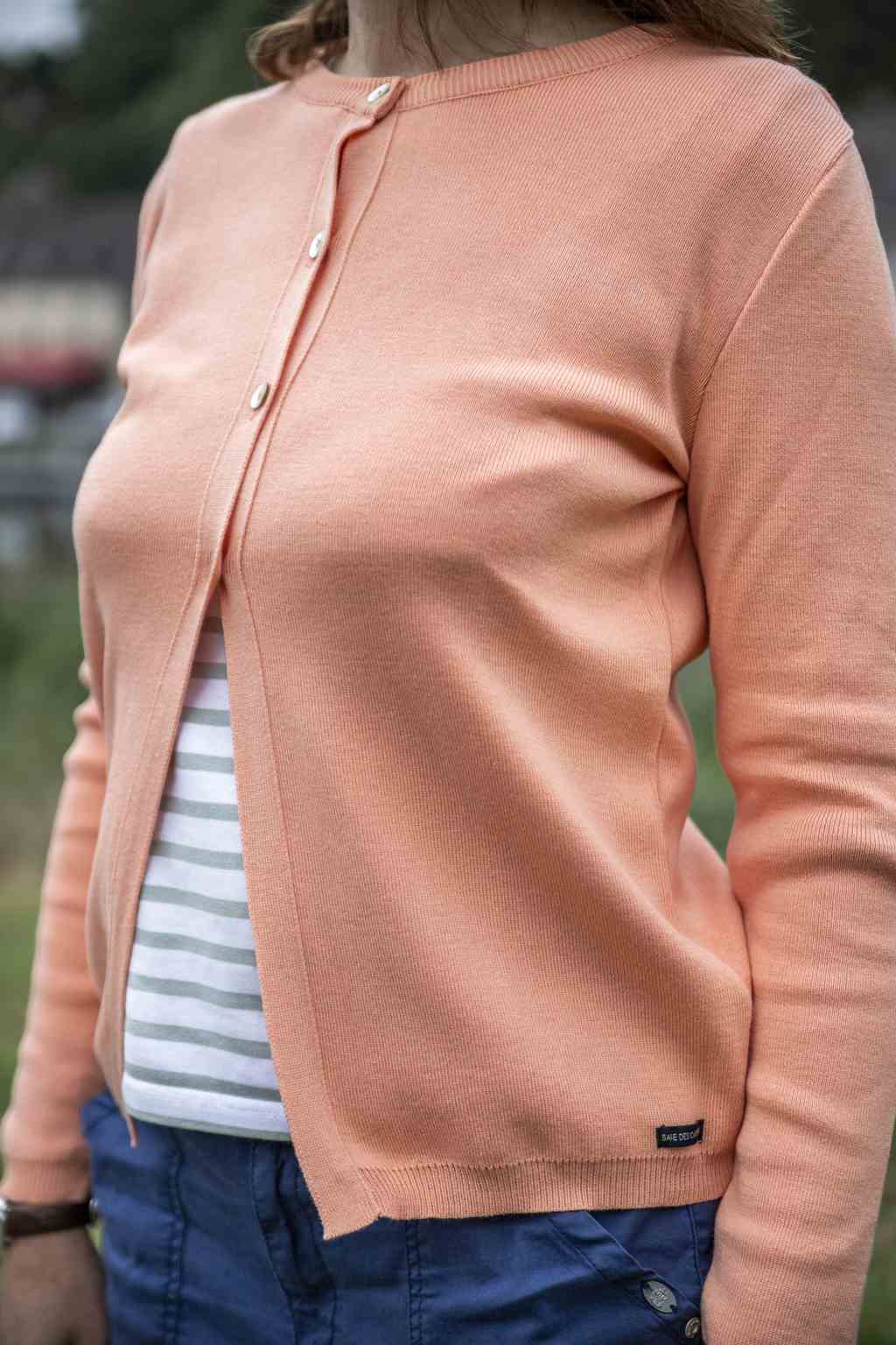 Gilet 3 boutons "Maëlis" femme - Baie des Caps