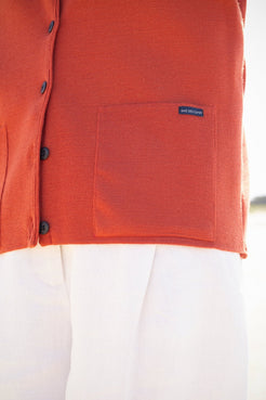 Gilet col V "Bernic" 100% laine vierge - Baie des Caps