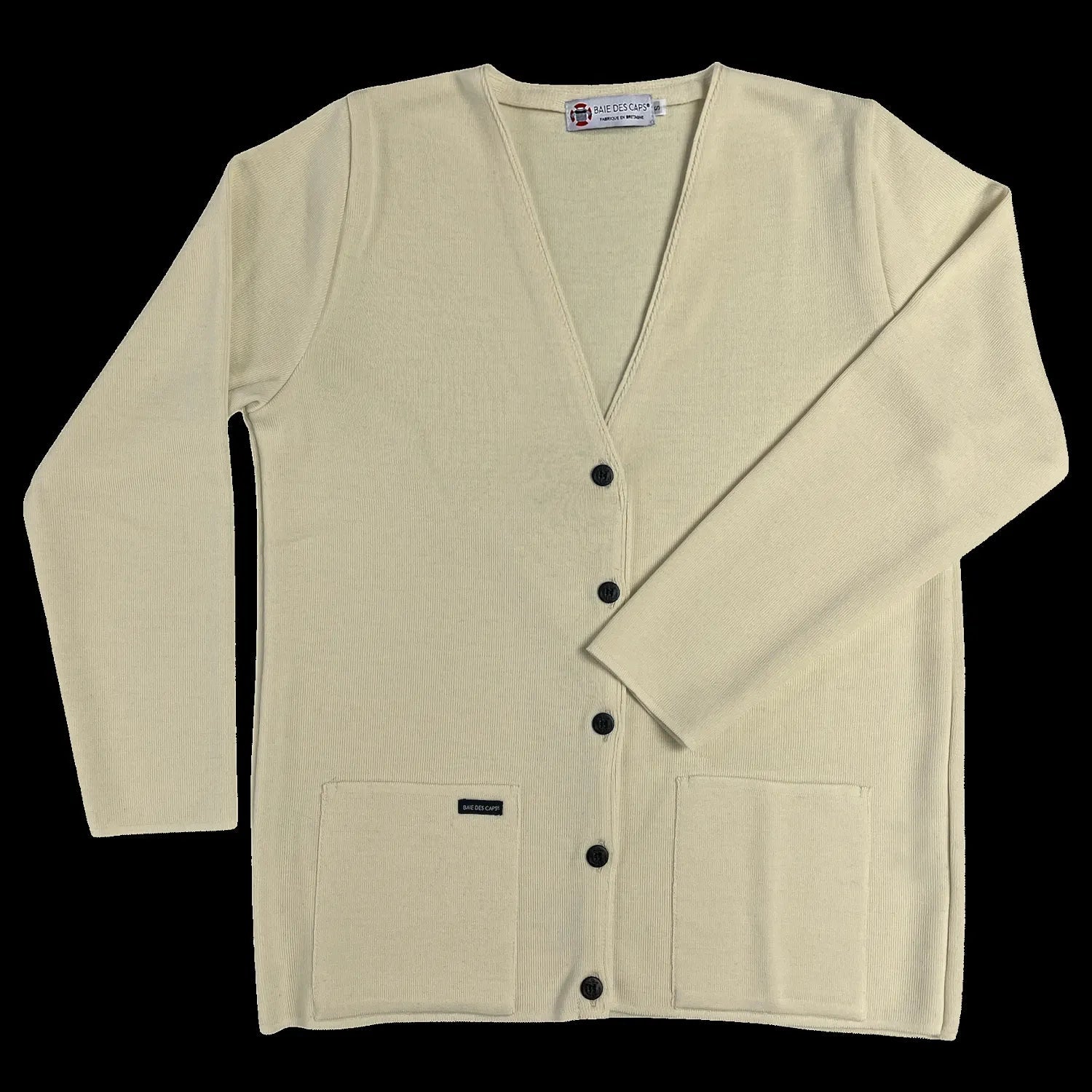 Gilet col V "Bernic" 50% laine - Baie des Caps