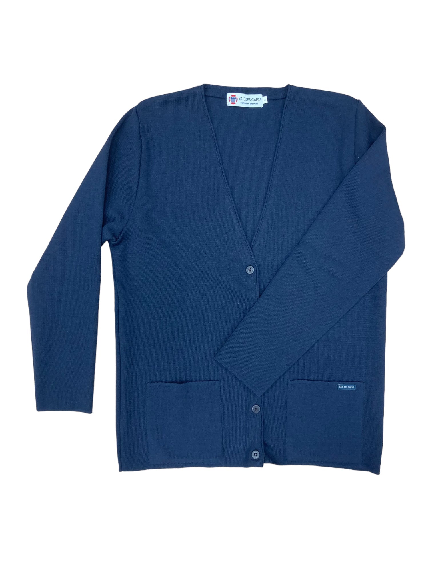Gilet col V "Bernic" 50% laine - Baie des Caps