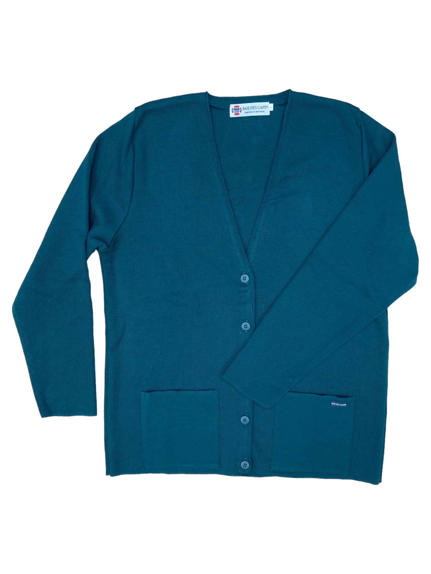 Gilet col V "Bernic" 50% laine - Baie des Caps