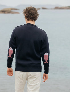Pull à coudières "Poisson rayé" - Baie des Caps