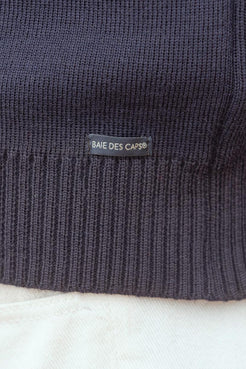 Pull col rond "Faouet" 100% laine vierge - Baie des Caps