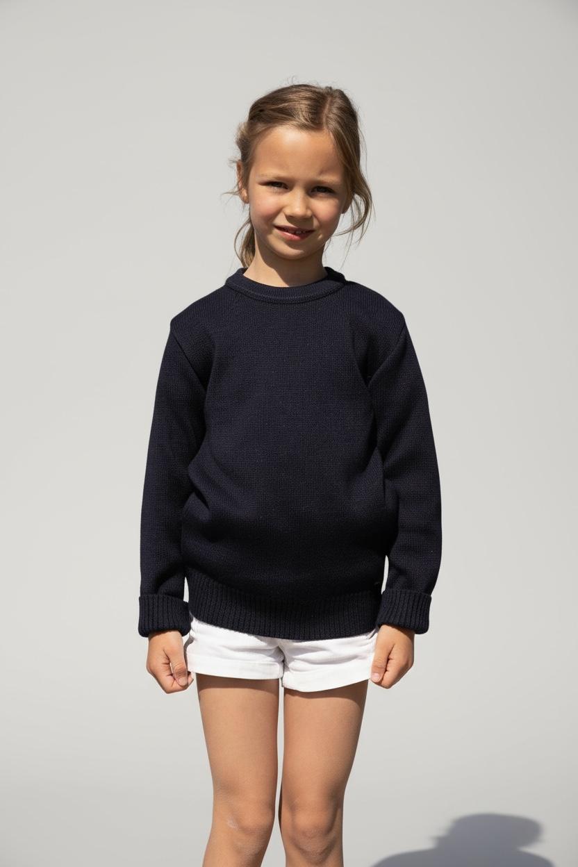 Pull col rond "Faouet" - Baie des Caps