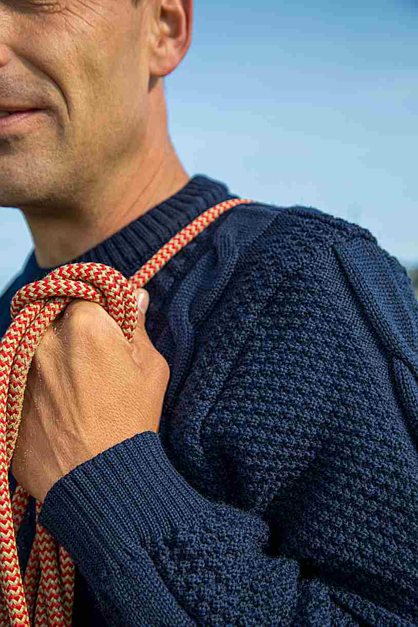 Pull col rond "St Suliac" - Baie des Caps