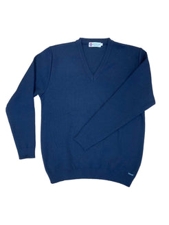 Pull col V "Helice"100 % laine - Baie des Caps