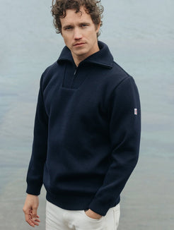 Pull "Fréhel" col camionneur 100% laine - Baie des Caps