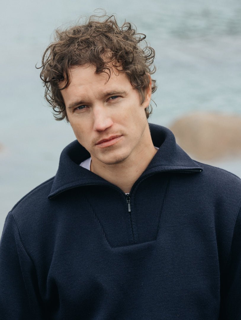 Pull "Fréhel" col camionneur 100% laine - Baie des Caps