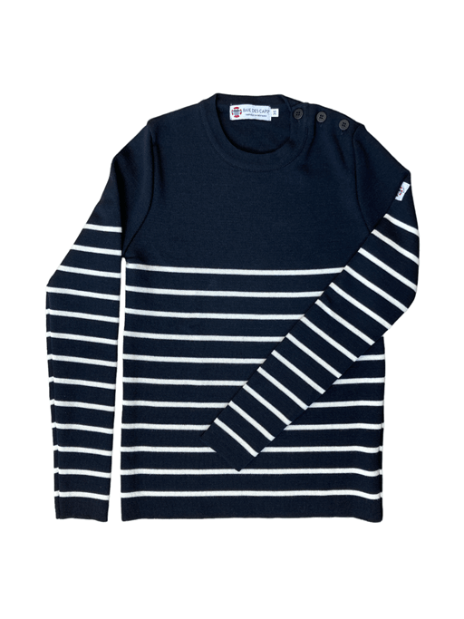 Pull marin "Aveyron" 50% Laine - Baie des Caps