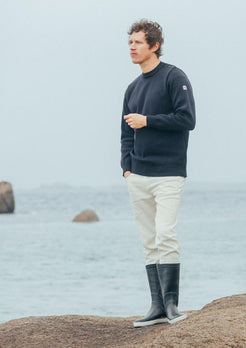 Pull marin "Erquy" 50% laine - Baie des Caps