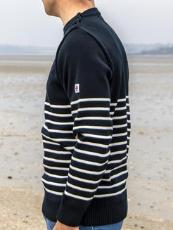 Pull marin "Erquy" 50% laine - Baie des Caps