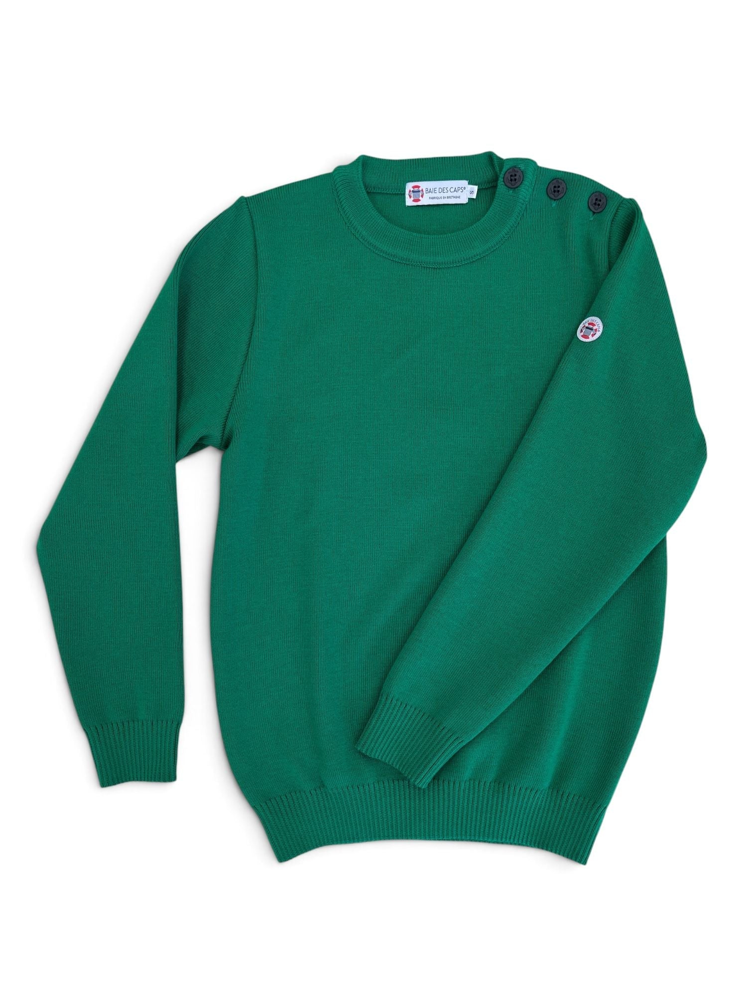 Pull marin Erquy 50% laine mérinos — Coupe ample femme - Baie des Caps