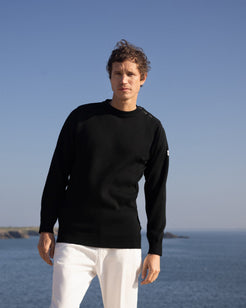 Pull marin "Erquy" 50% laine - Baie des Caps