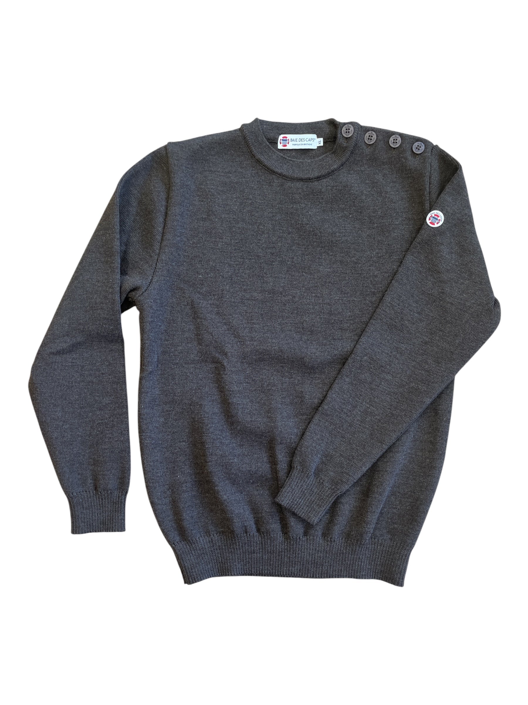Pull marin Erquy laine vierge — Coupe ample femme - Baie des Caps