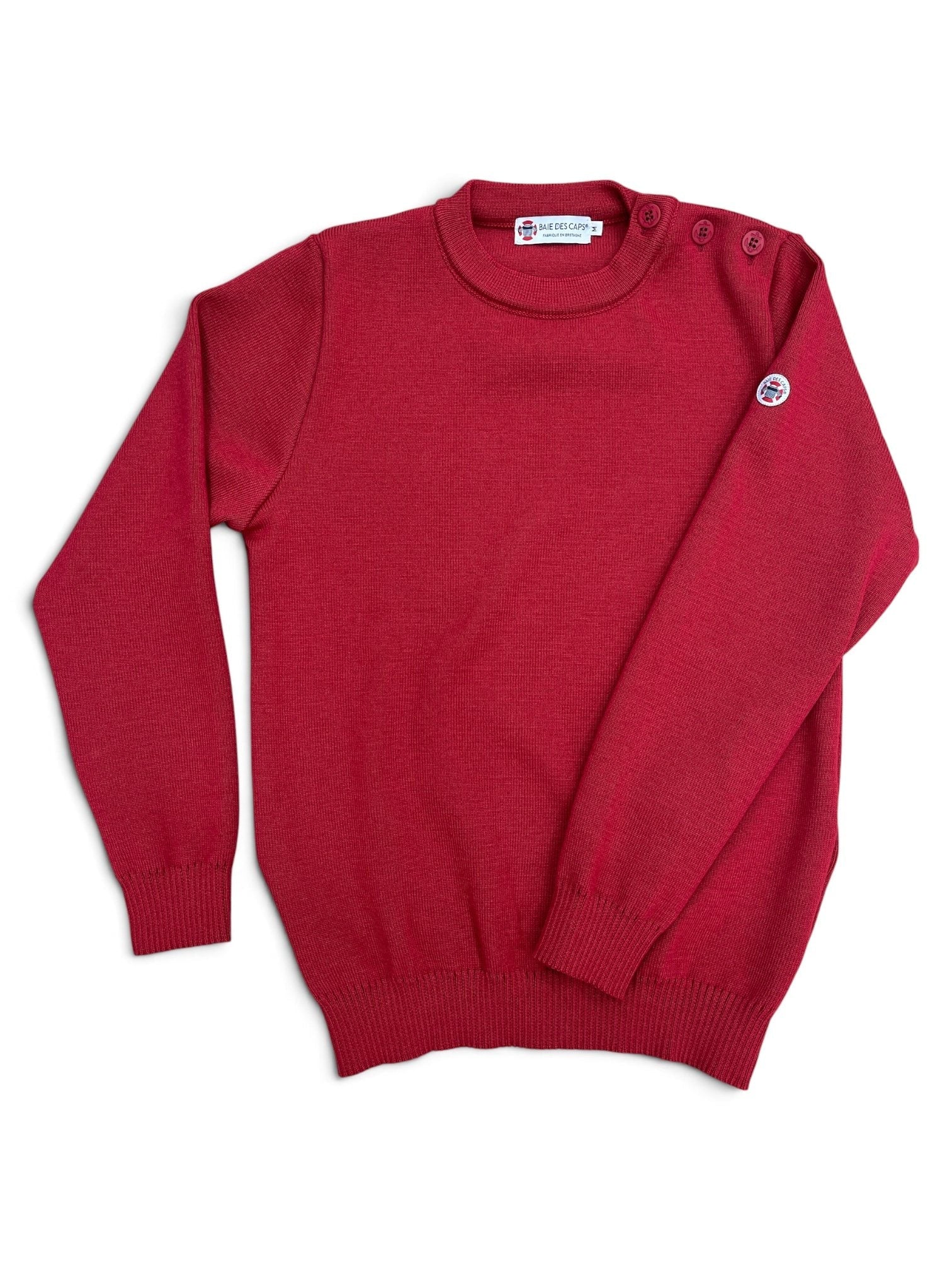 Pull marin Erquy laine vierge — Coupe ample homme - Baie des Caps