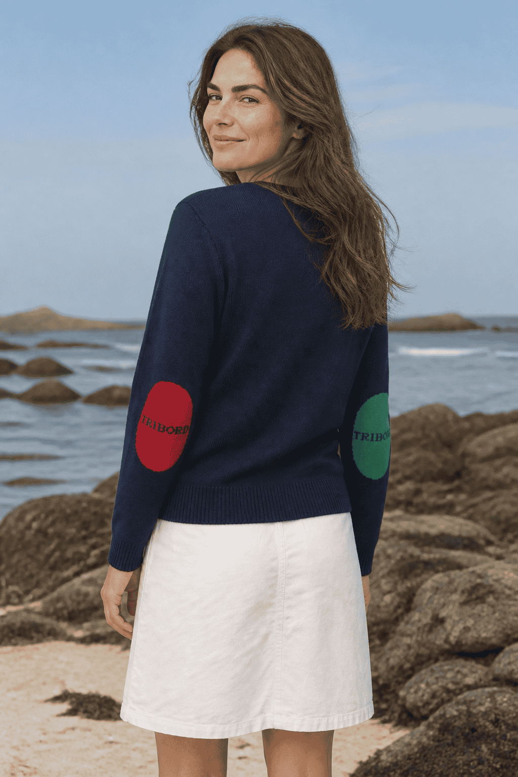 Pull marin femme Babord Tribord - Laine vierge - Baie des Caps - Baie des Caps