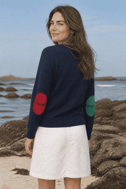 Pull marin femme Babord Tribord - Laine vierge - Baie des Caps - Baie des Caps