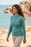 Marinepullover für Damen Petit Erquy 100% Schurwolle Bretagne