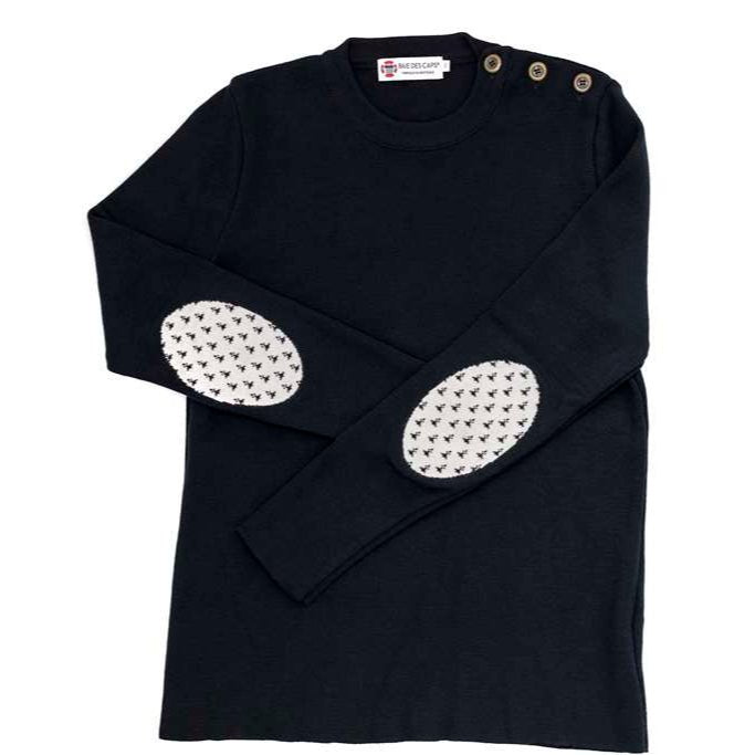 Pull marin "Pen Lan" femme 100% laine mérinos - Baie des Caps