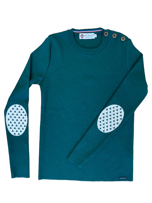 Pull marin "Pen Lan" femme 100% laine mérinos - Baie des Caps