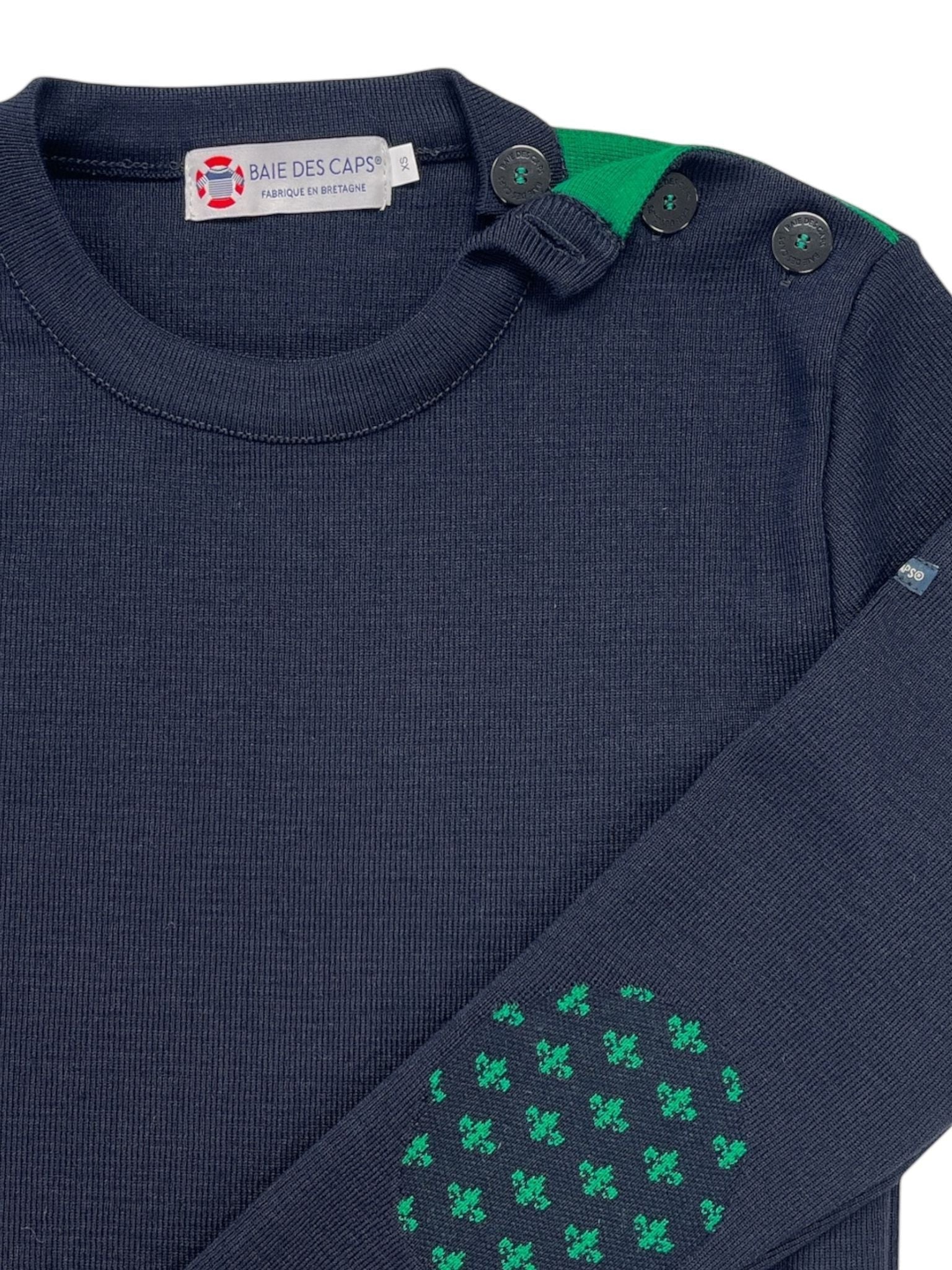 Pull marin "Pen Lan" Lys - 50% laine - Baie des Caps